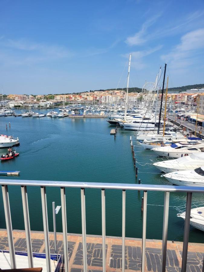 Studio Cap D Agde Vue Port Exterior foto