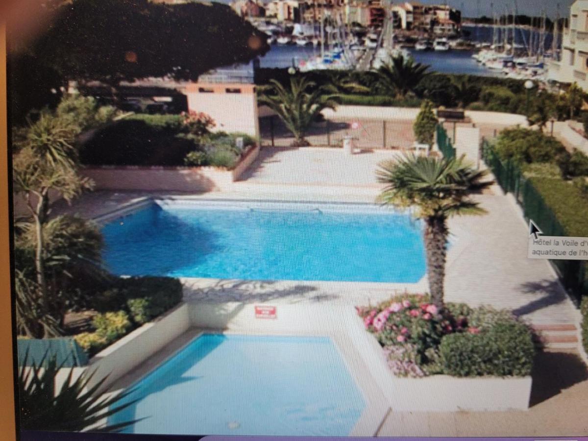Studio Cap D Agde Vue Port Exterior foto