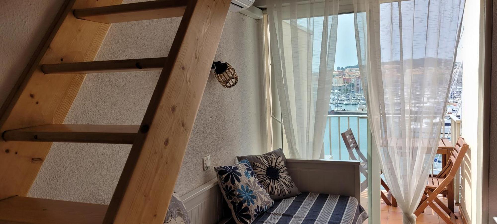 Studio Cap D Agde Vue Port Exterior foto